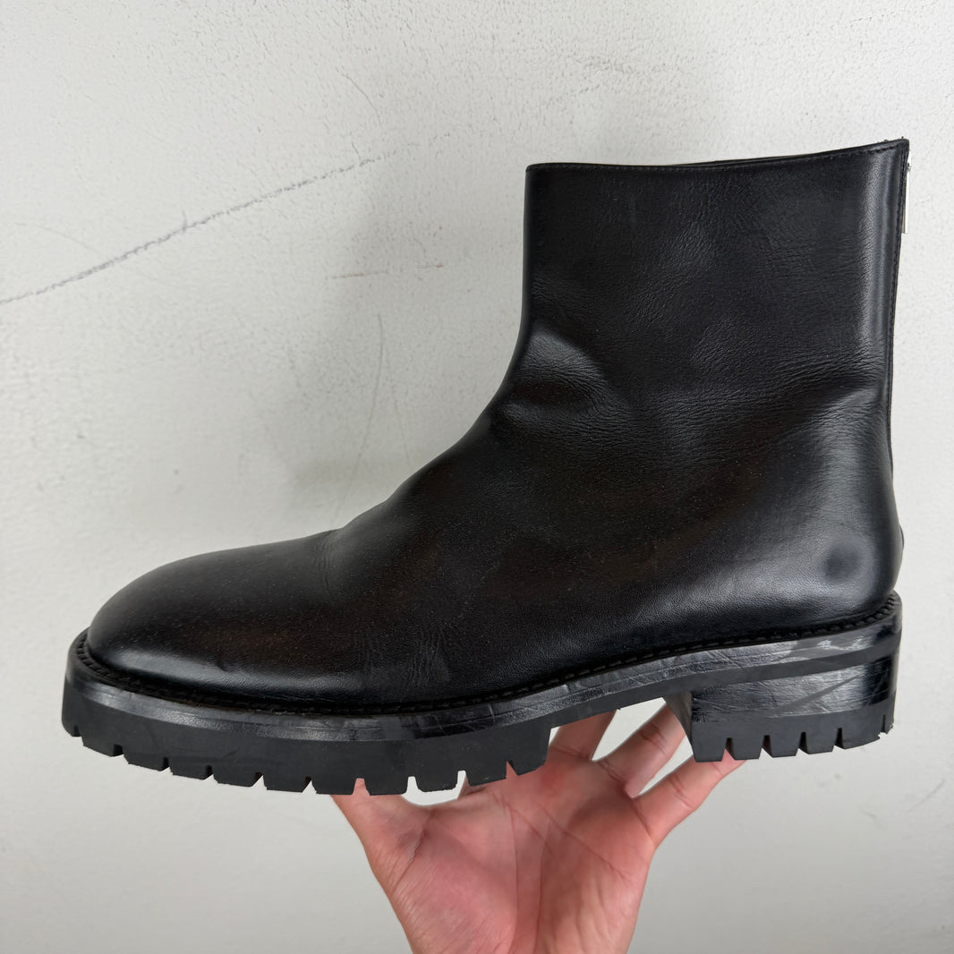 Ann Demeulemeester Back Zip Leather Boots
