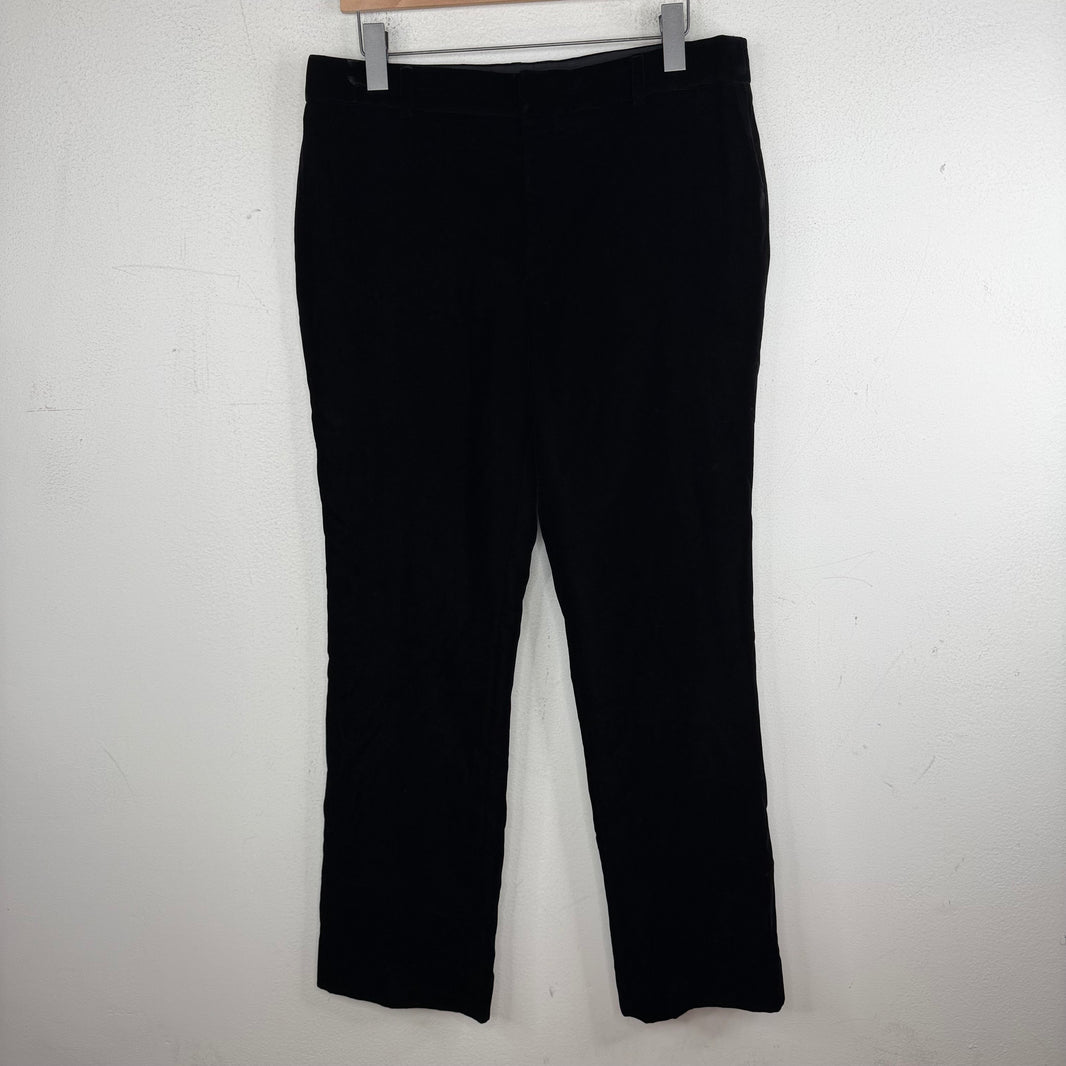 Saint Laurent Velvet Straight Leg Pants