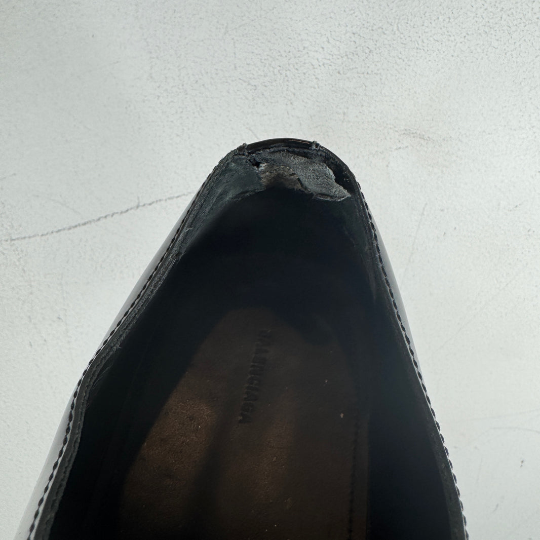 Balenciaga Black Tractor Derbies