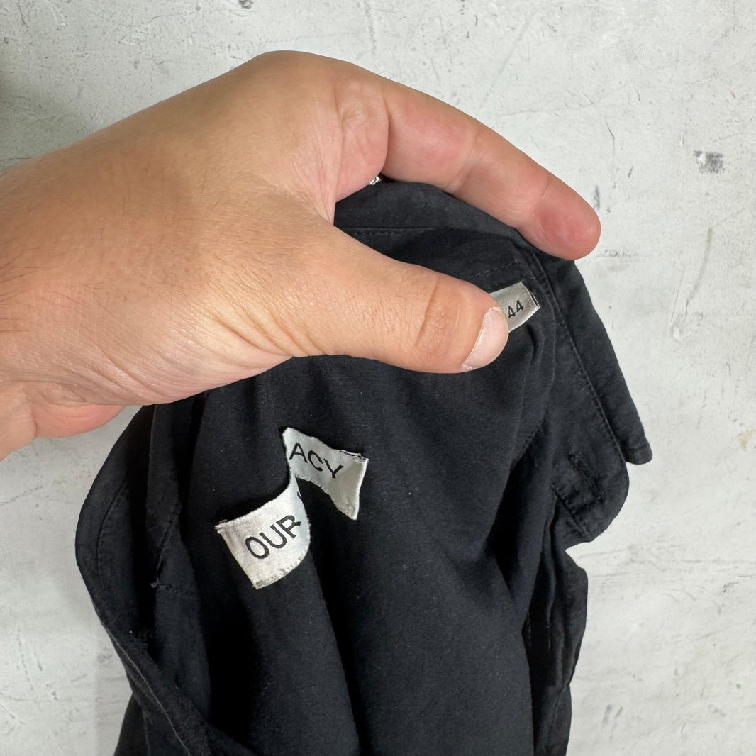Our Legacy Black Borrowed BD Shirt