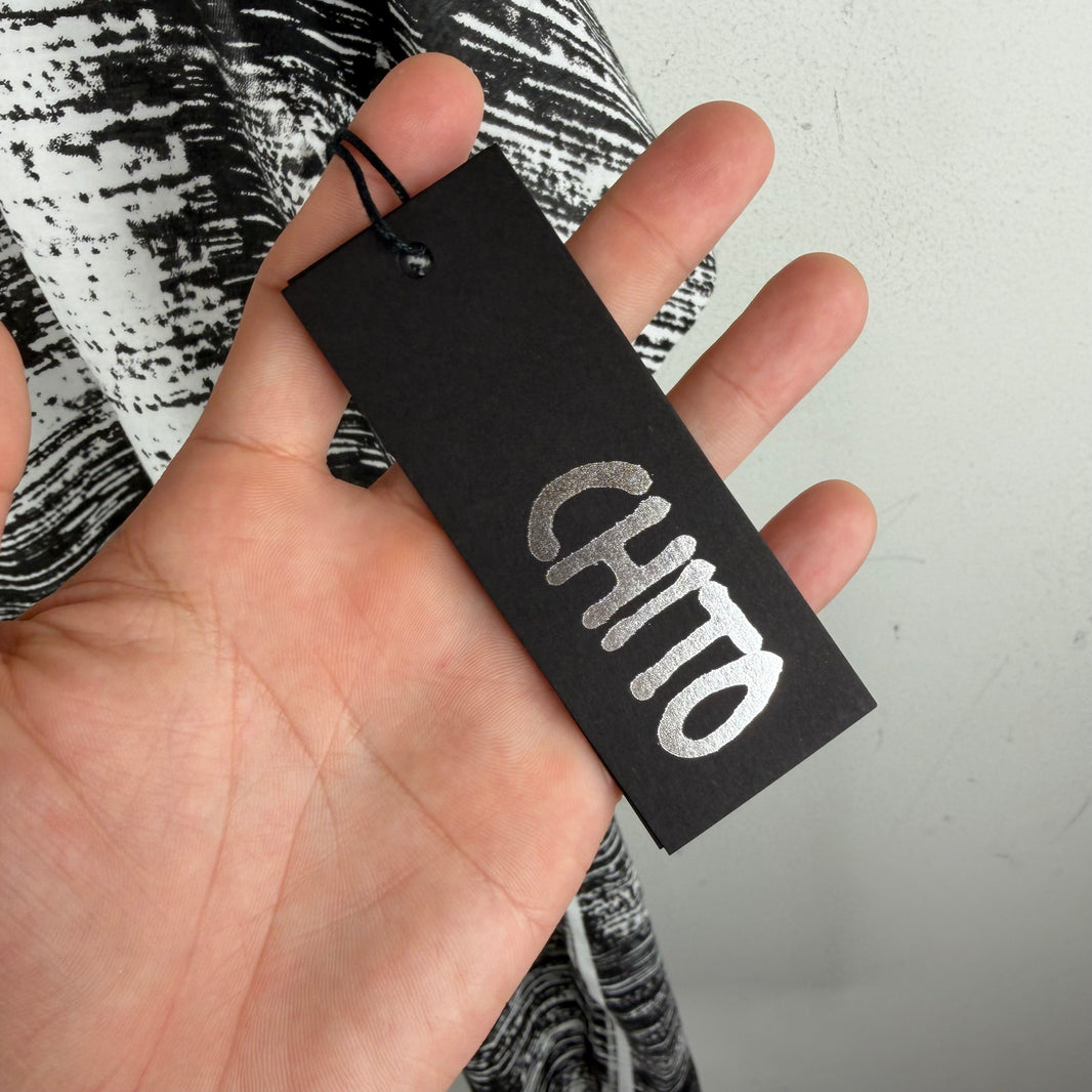 Chito Black/White AOP Dog T-Shirt