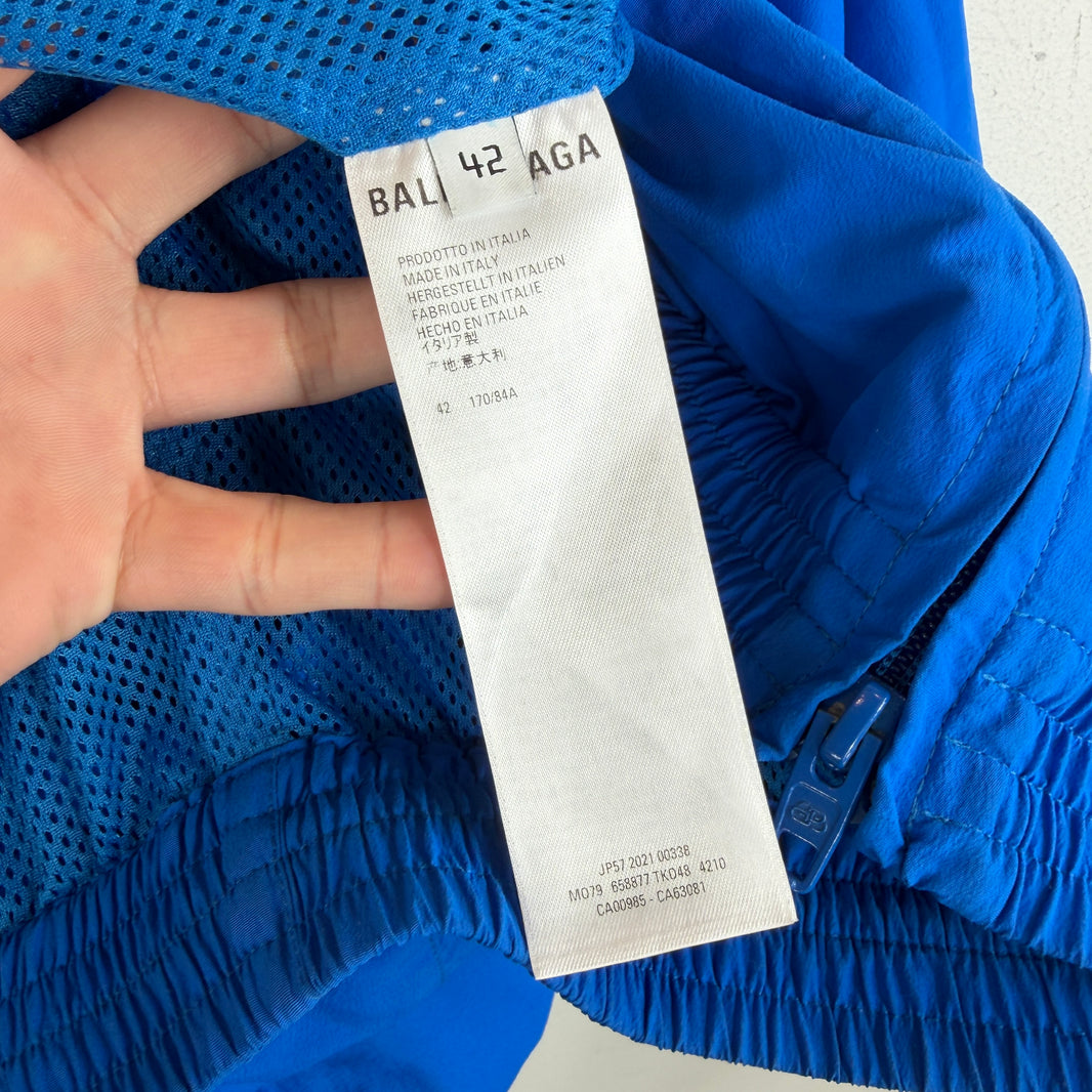 Balenciaga Sporty B Blue Track Jacket