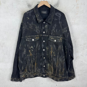 Balenciaga Mud Show Denim Trucker Jacket