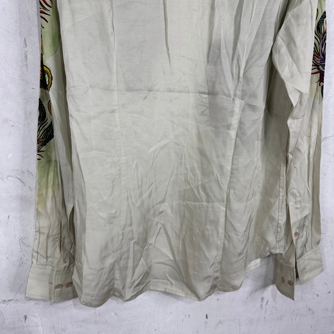 Dries Van Noten Bird Silk Shirt