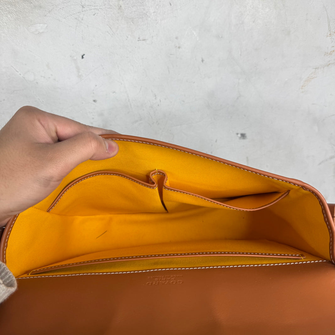 Goyard Brown Belvedere MM Messenger Bag