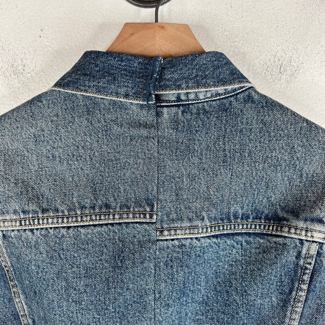 Vetements Levis Rebuilt Cropped Denim Jacket