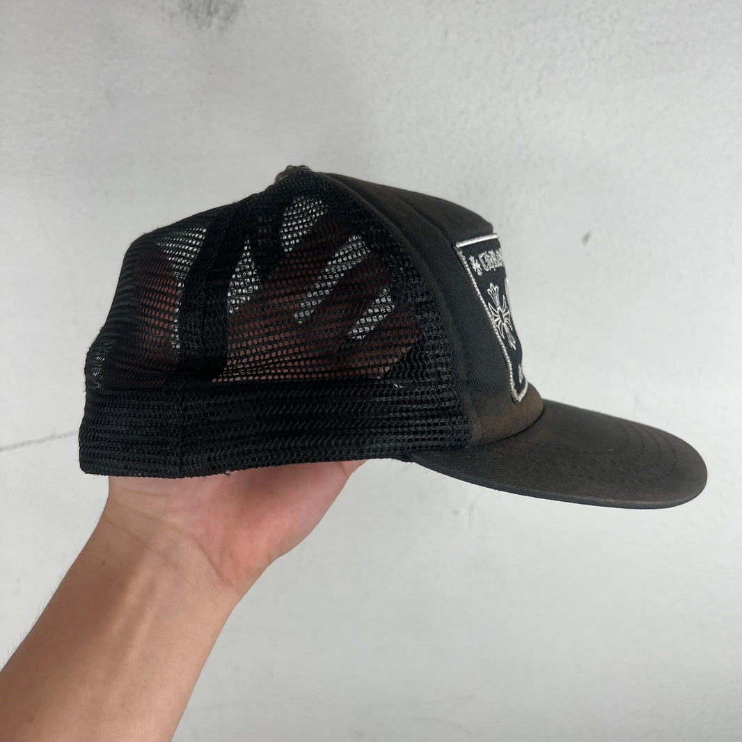 Chrome Hearts Smoked Hollywood Patch Trucker Hat