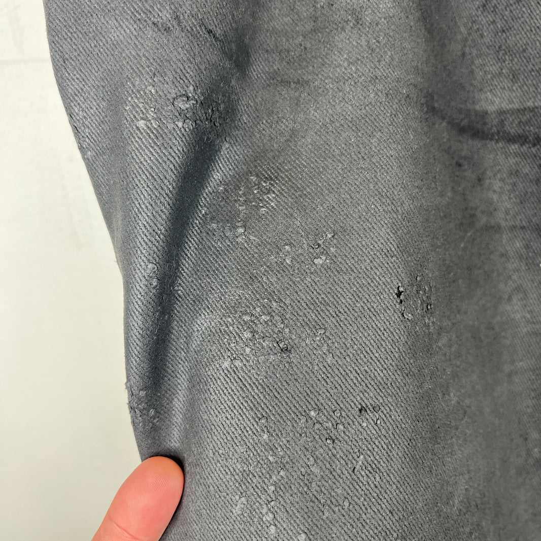 Balenciaga Sample Wax Coated Denim Jeans