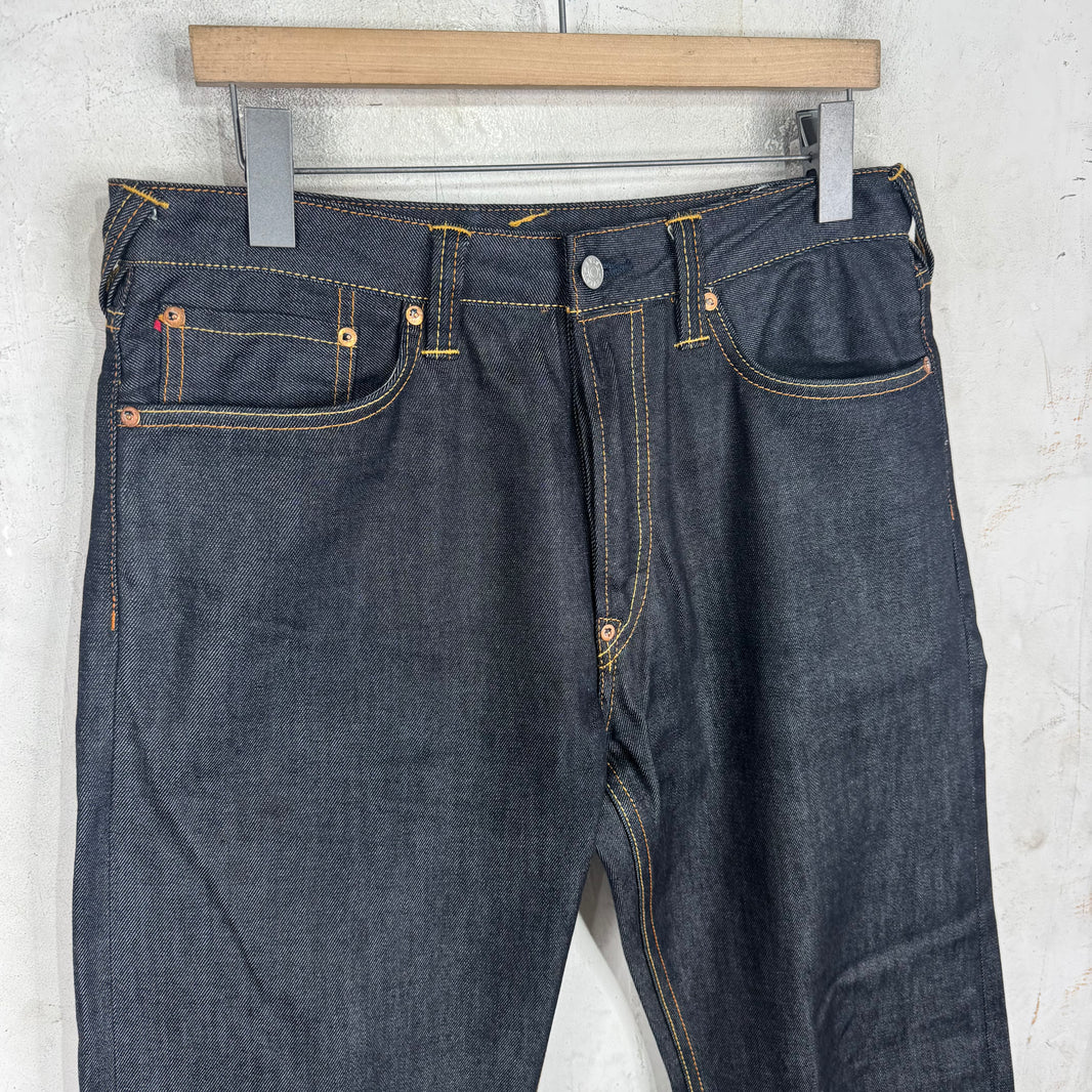Evisu Selvedge Big White Logo Jeans