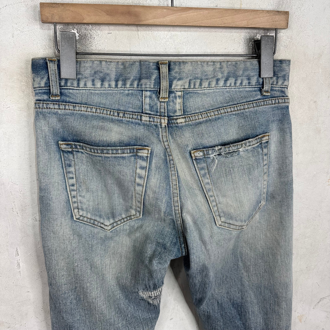 Saint Laurent Lightwash D02 Repaired Jeans