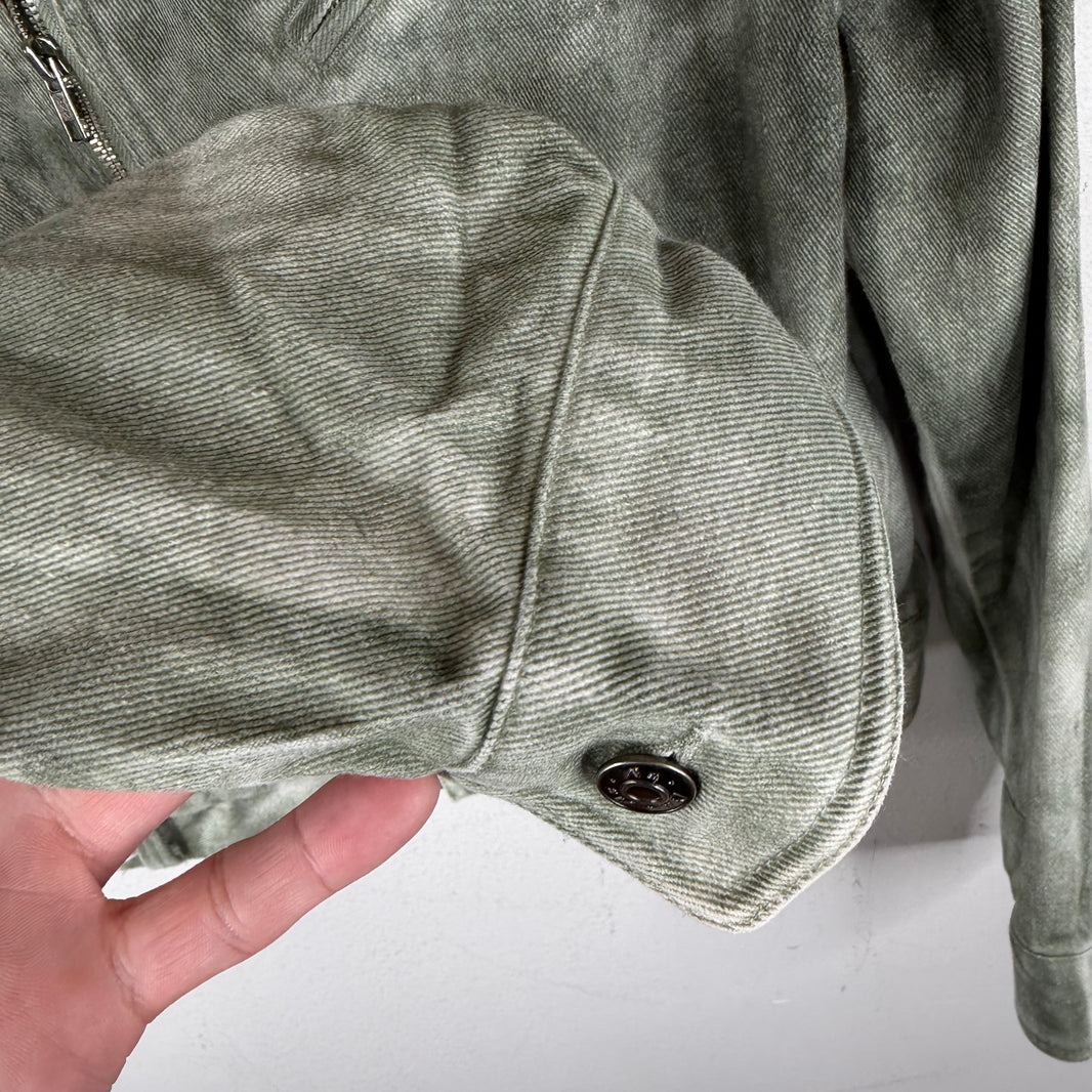 Number (N)ine Denim Green Painted Jacket