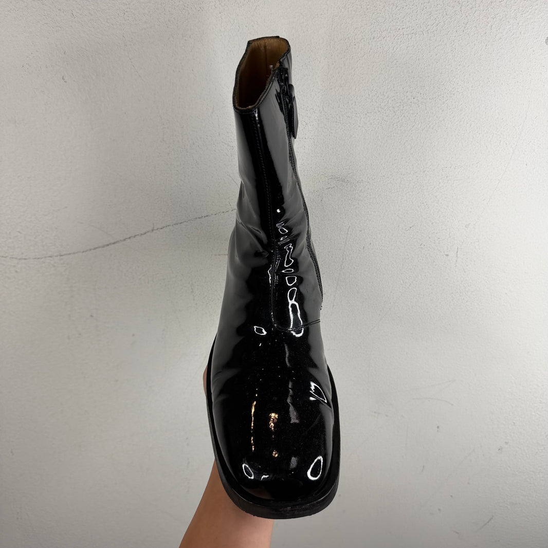 Our Legacy Camion Patent Leather Boots