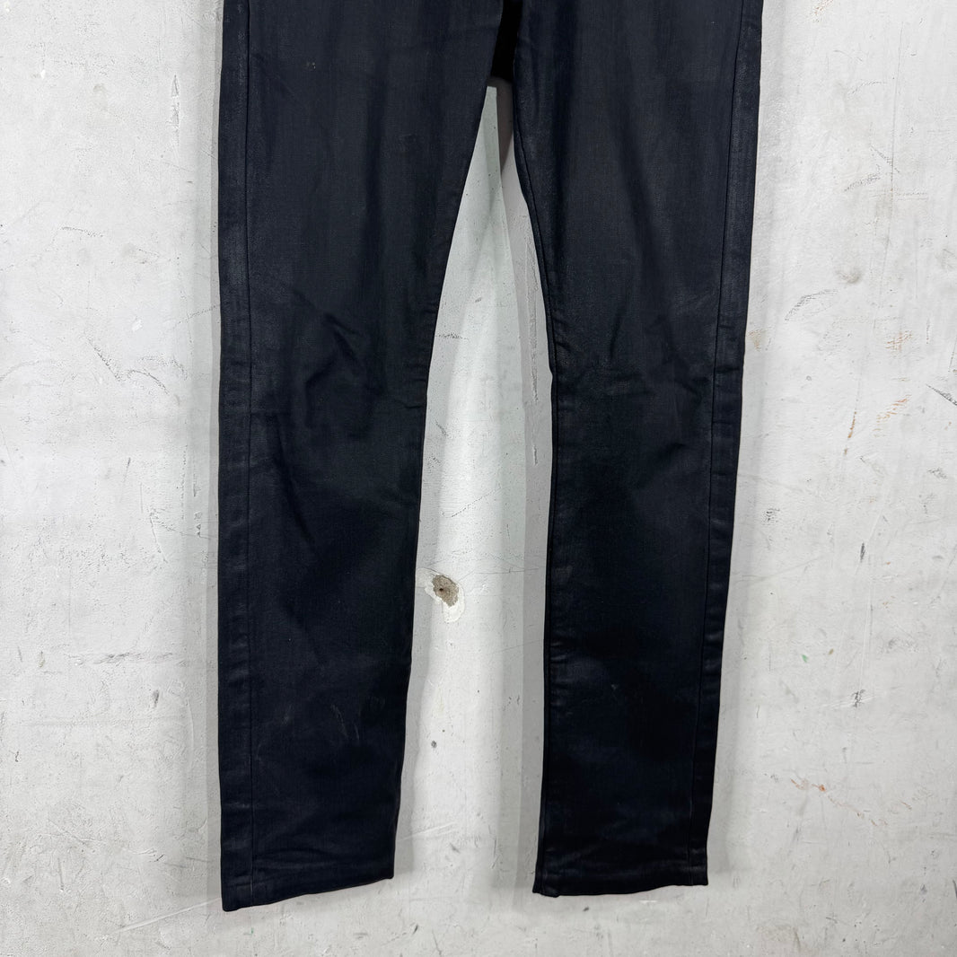 Dior Waxed Black Jeans