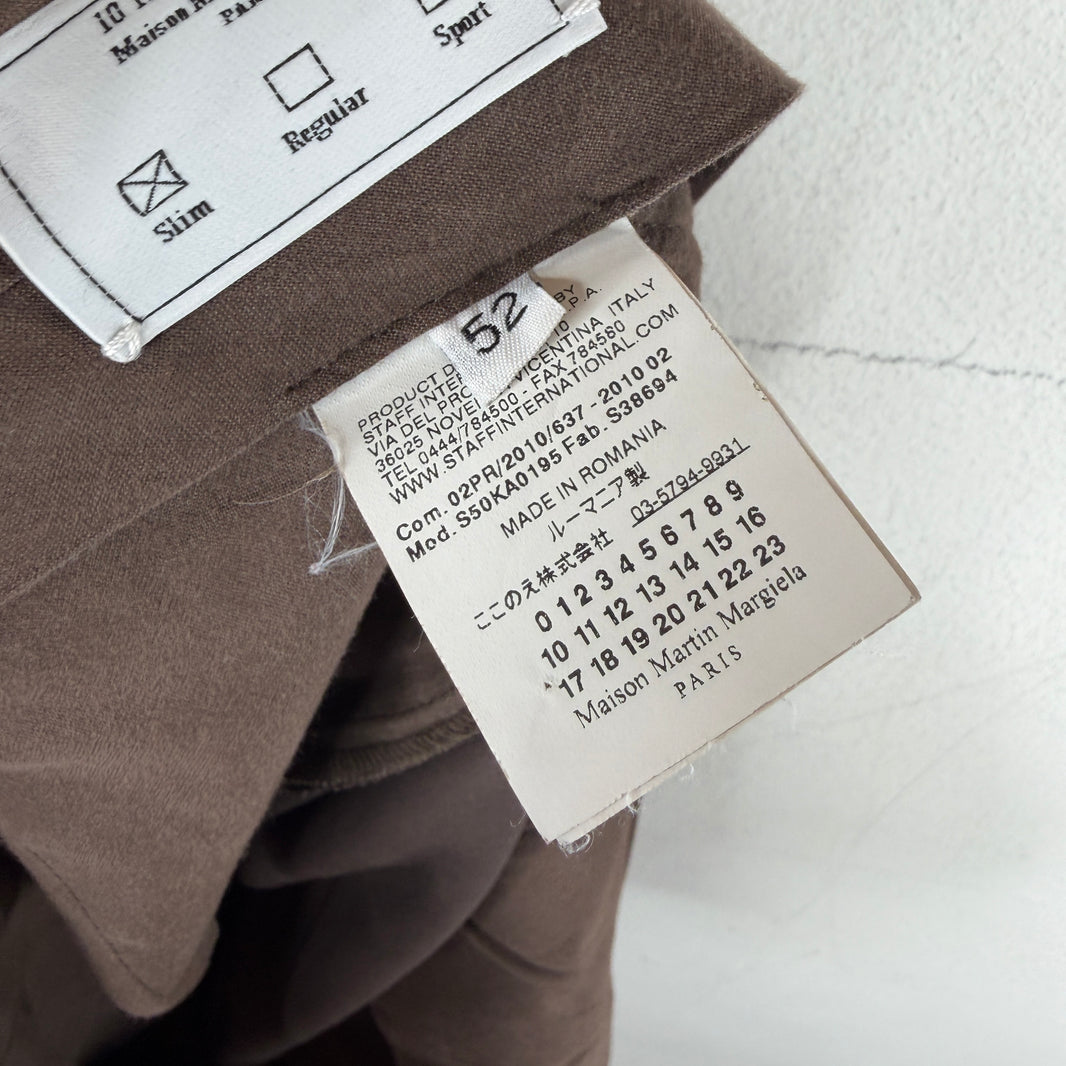 Margiela Brown Dress Pants