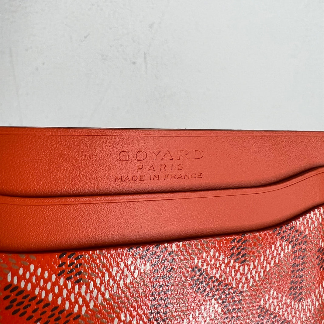 Goyard Orange Card Holder