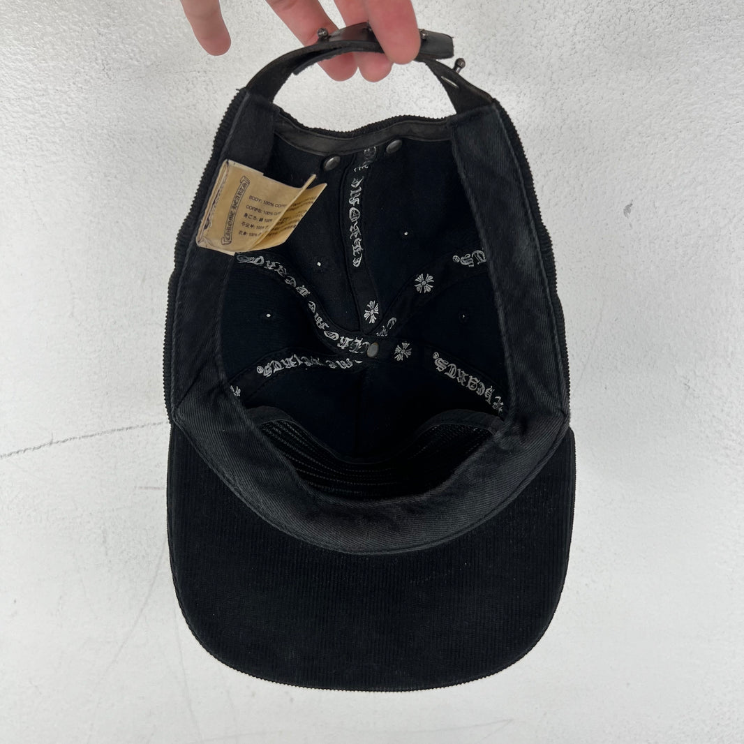 Chrome Hearts Dagger Vine Corduroy Snapback Hat