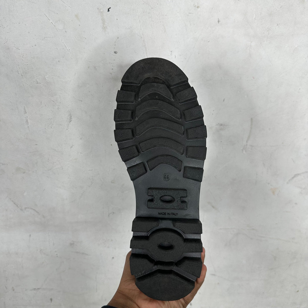 Loewe Orange Block Sole Chelsea Boots