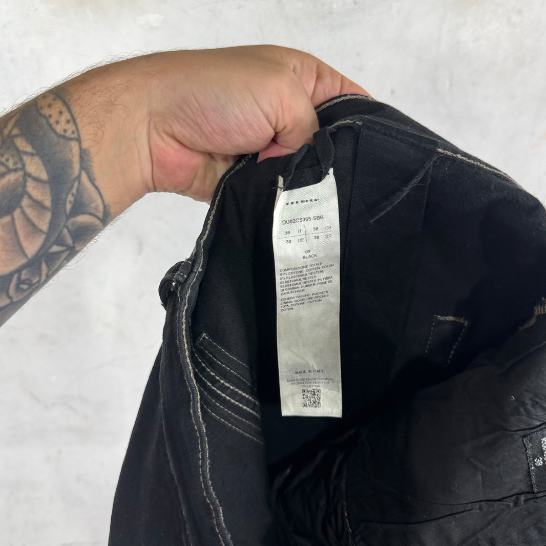 DRKSHDW Waxed Bolan Bootcut Jeans