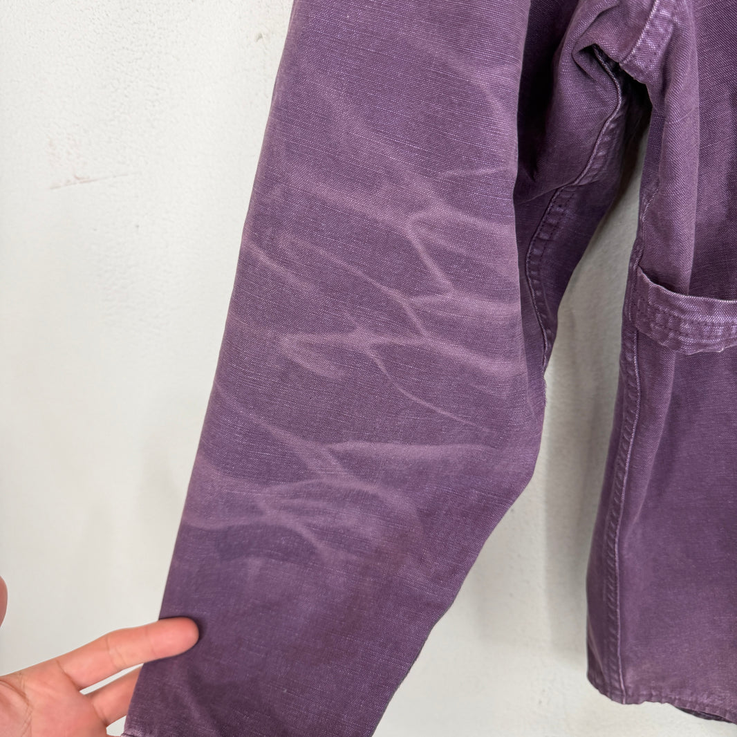 Supreme Purple Snap Button Chore Jacket