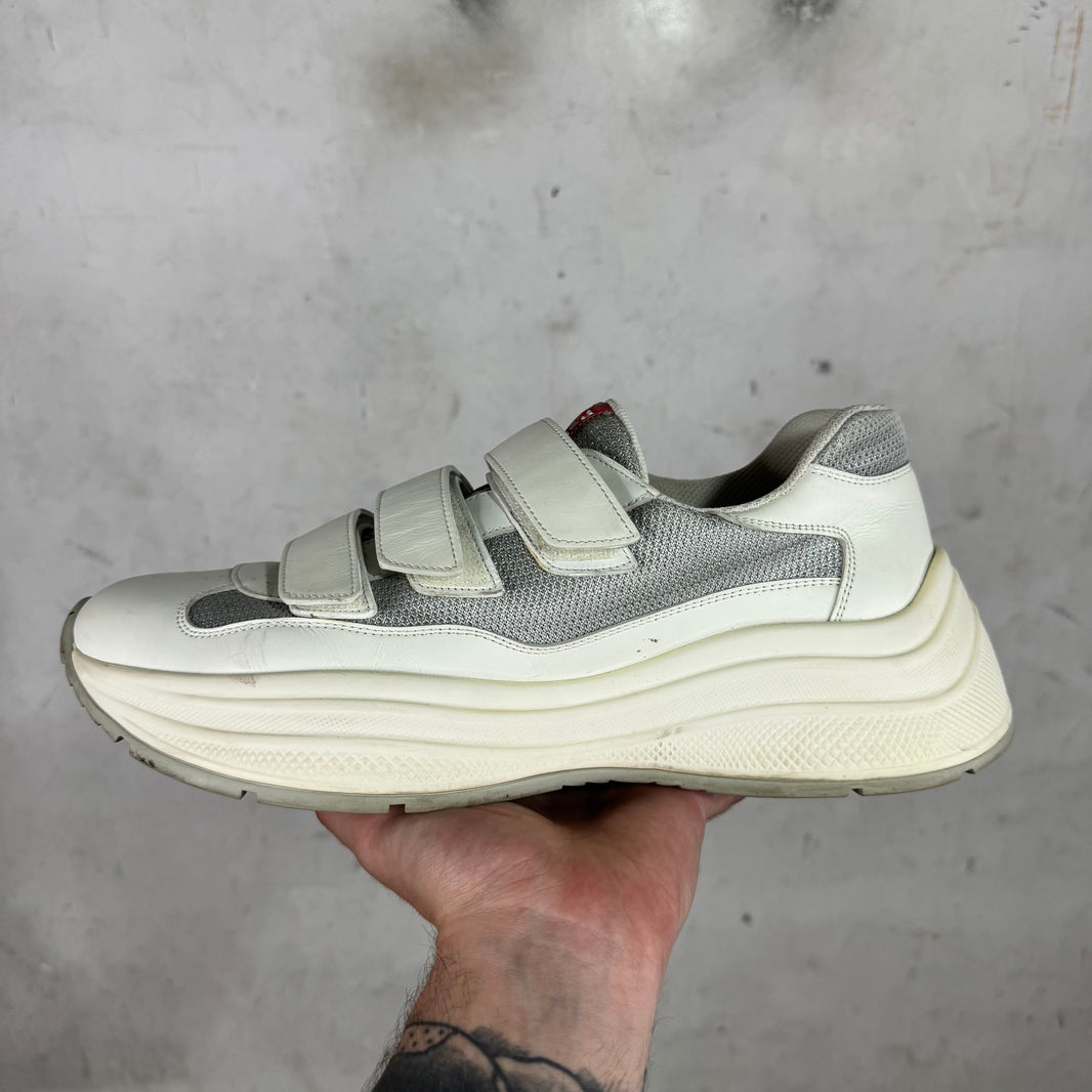 Prada Platformed White Americas Cup