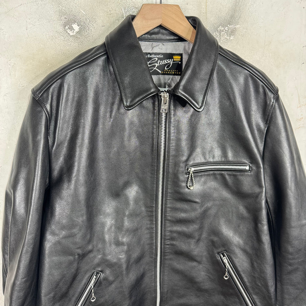 Stussy x Junya Leather Jacket