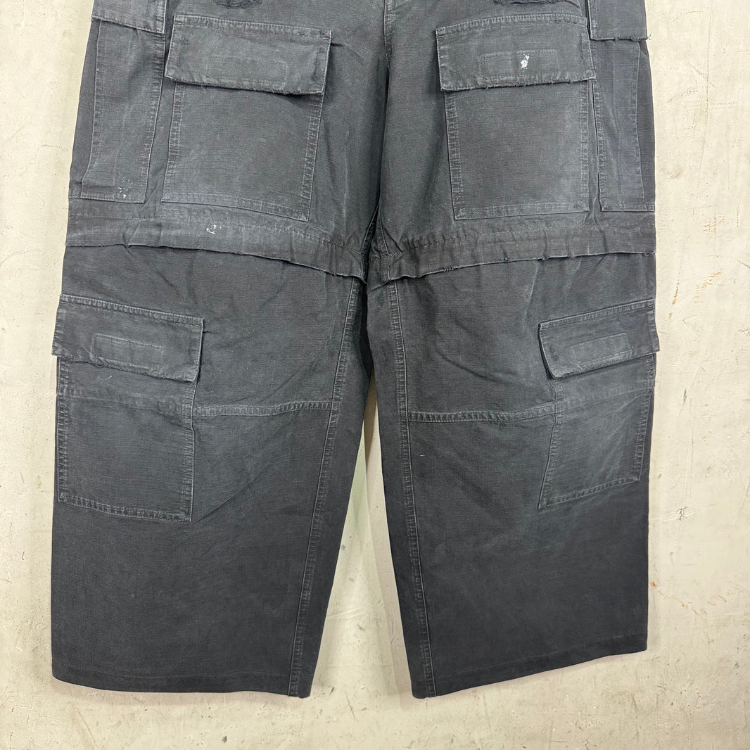 Balenciaga Painter Distressed Convertible Cargos