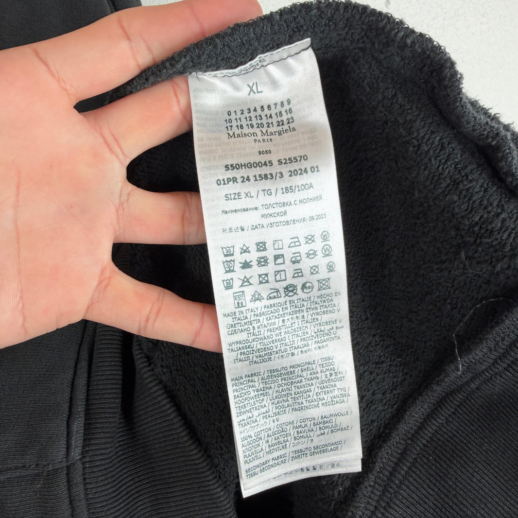 Margiela Invitation Zip Up Hoodie