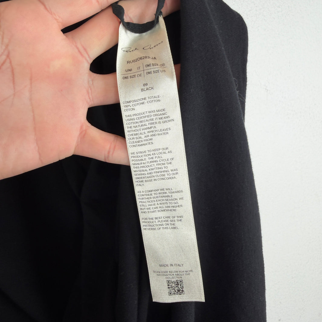 Rick Owens Black Jumbo T-Shirt