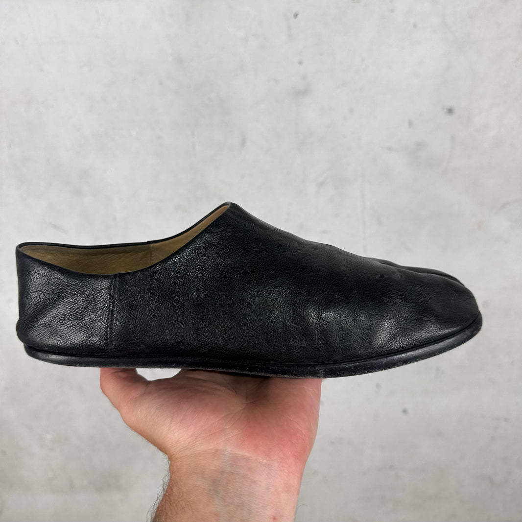 Margiela Leather Tabi Babouches