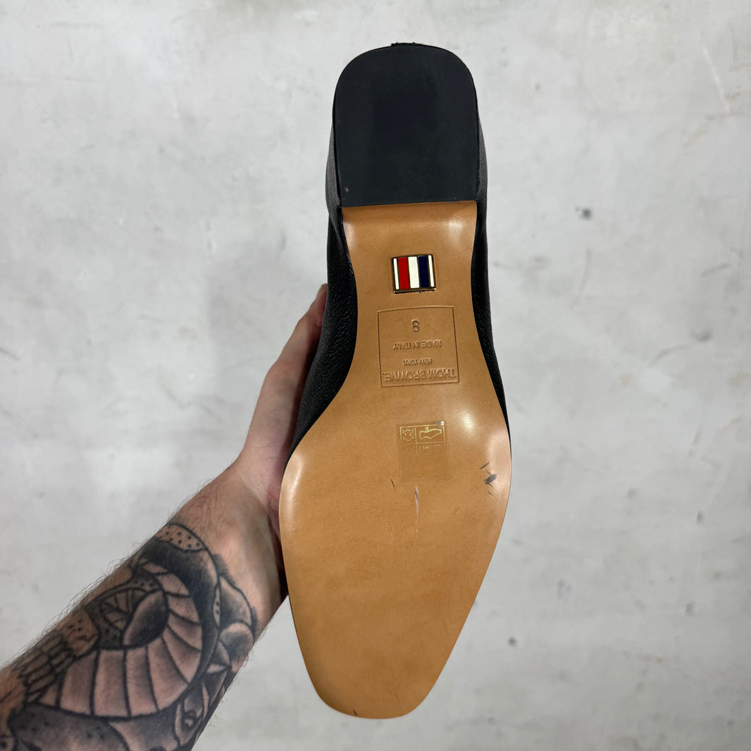 Thom Browne Pebbled Leather Chelsea Boots