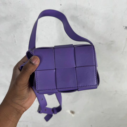 Bottega Veneta Purple Mini Side Bag
