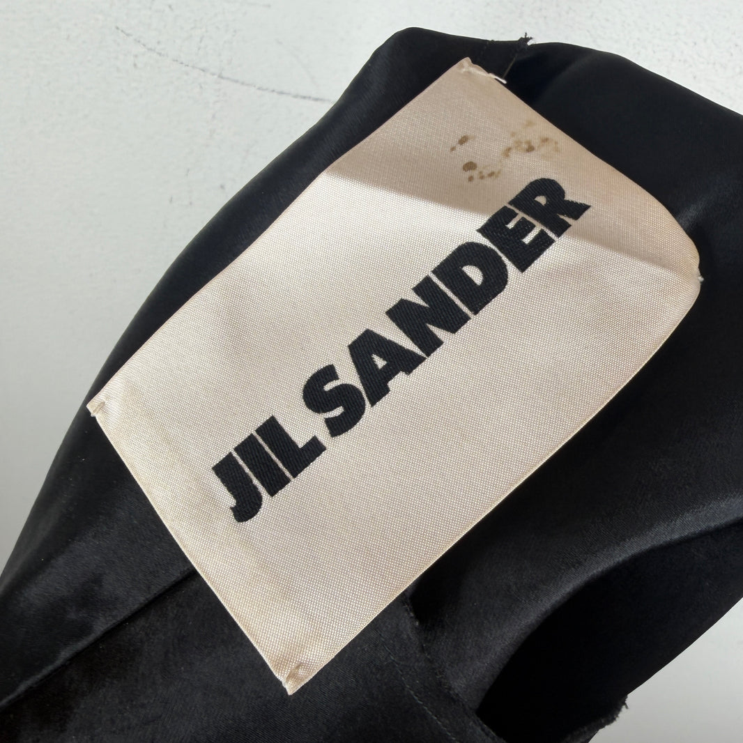 Jil Sander Boxy Raw Hem Acetate T-Shirt