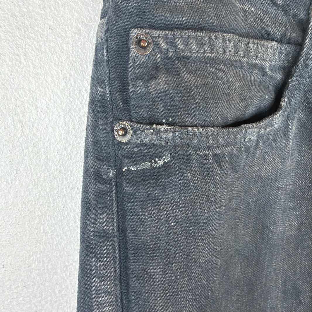 Balenciaga Blue/Black 50/50 Jeans