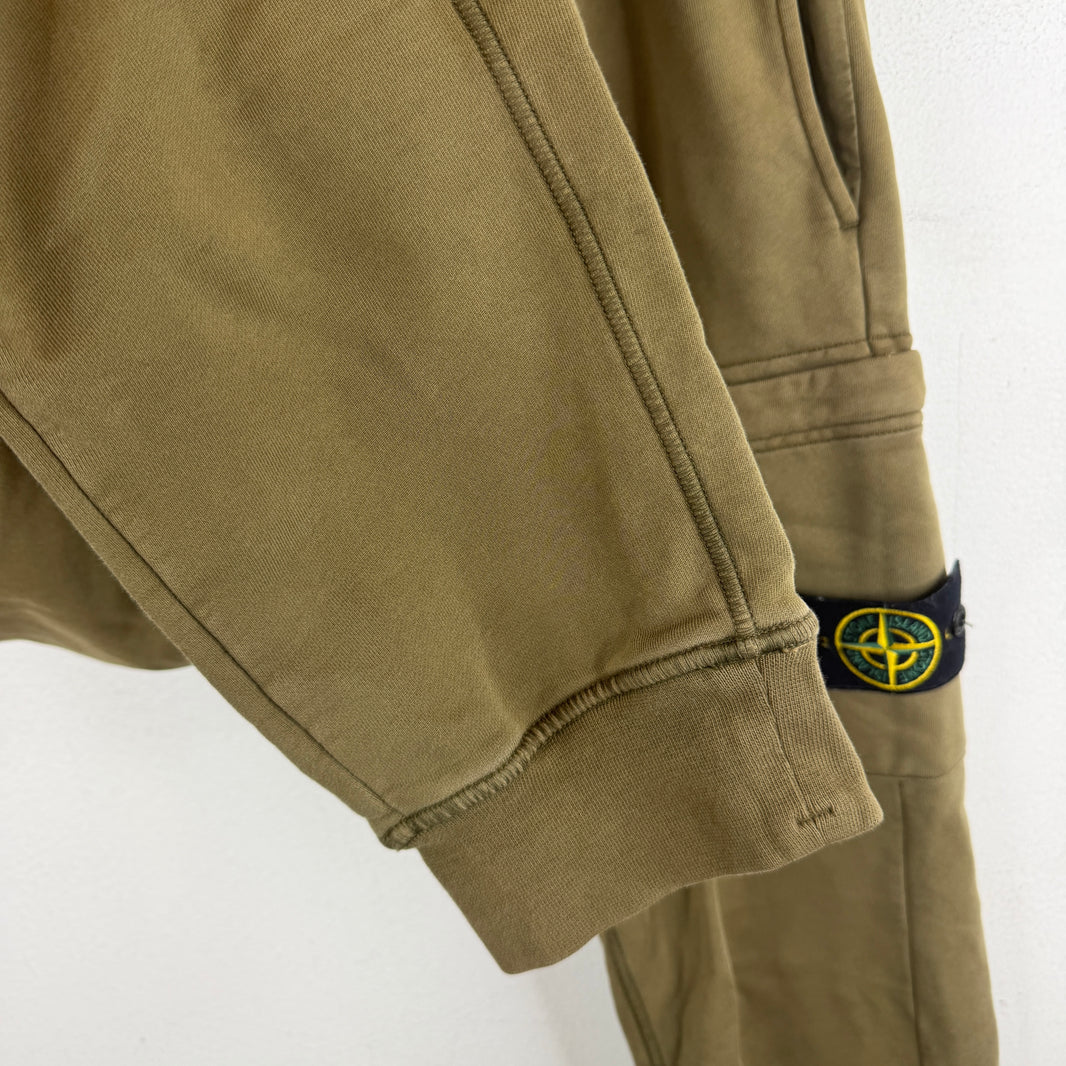 Stone Island Green Jogger Cargo Sweatpants