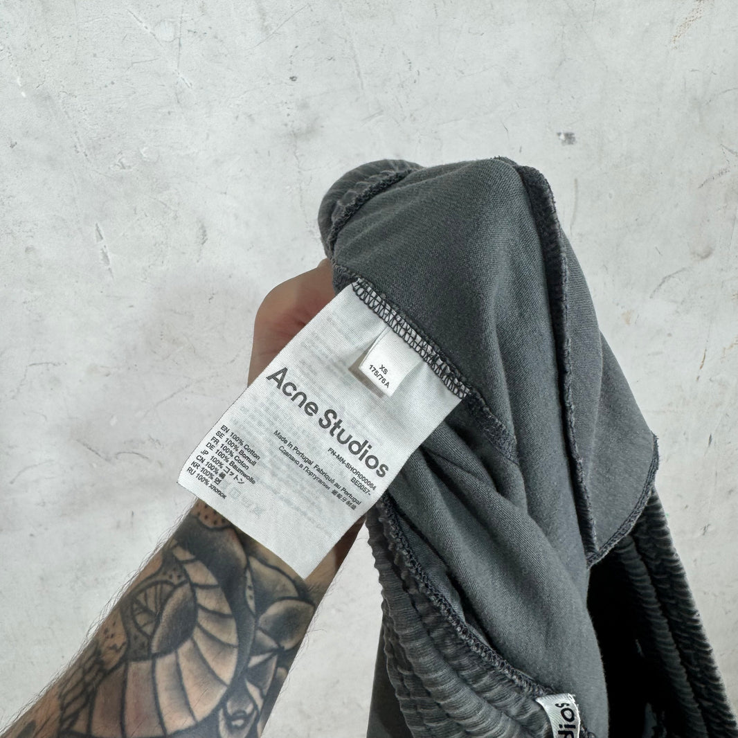 Acne Studios Grey Faded Logo Sweatshorts