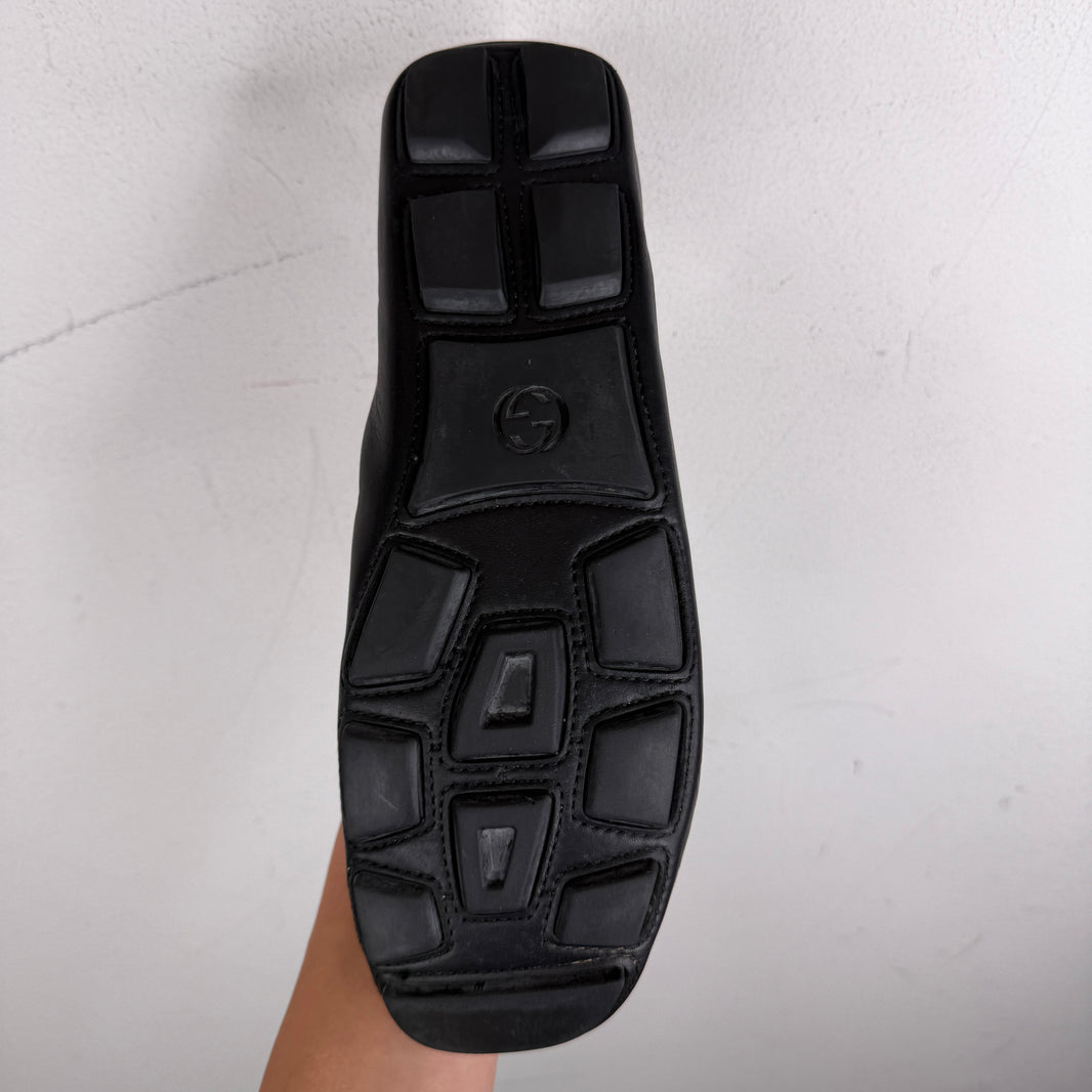 Gucci Leather Web GG Strap Loafer