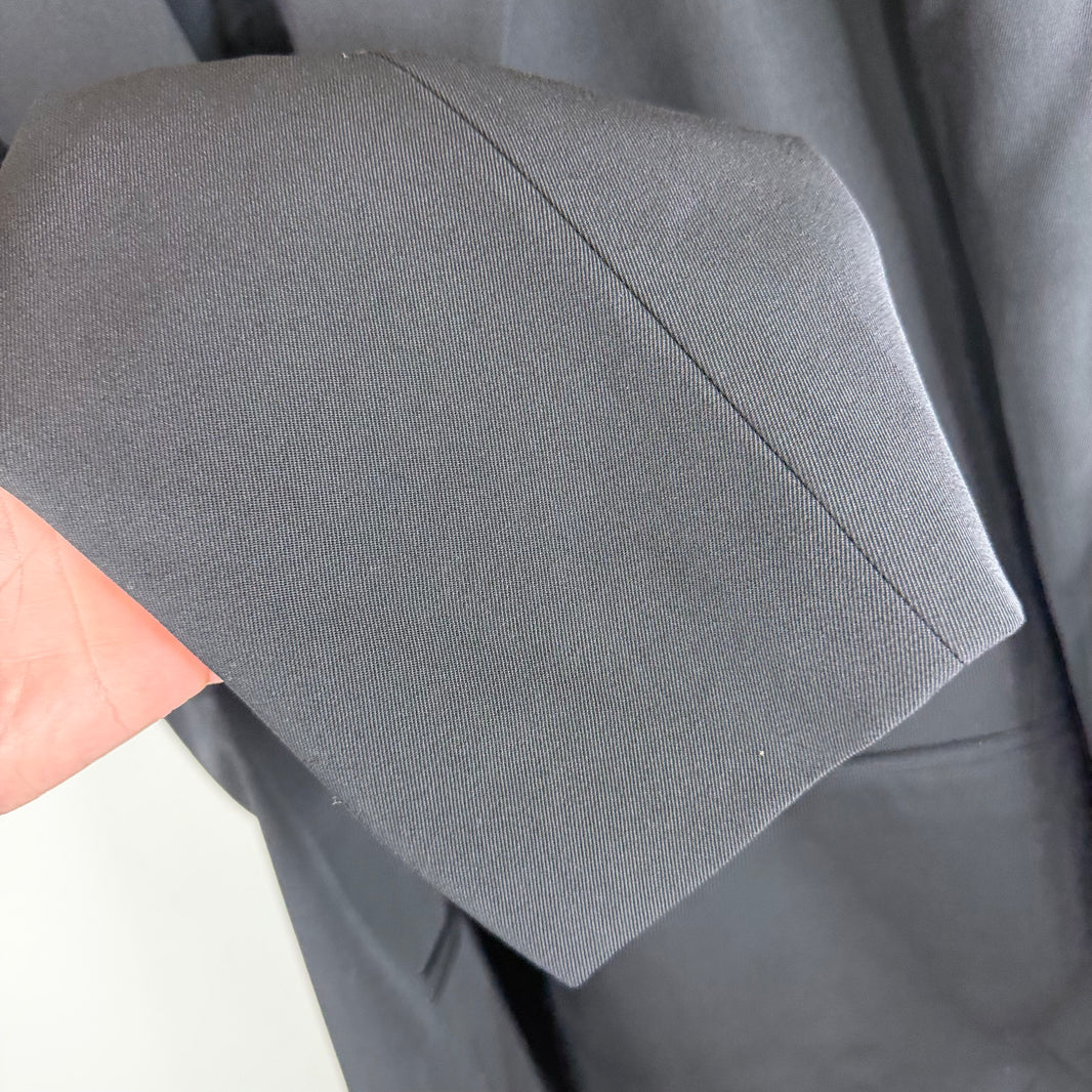 Jil Sander Black Single Breasted Blazer Jacket