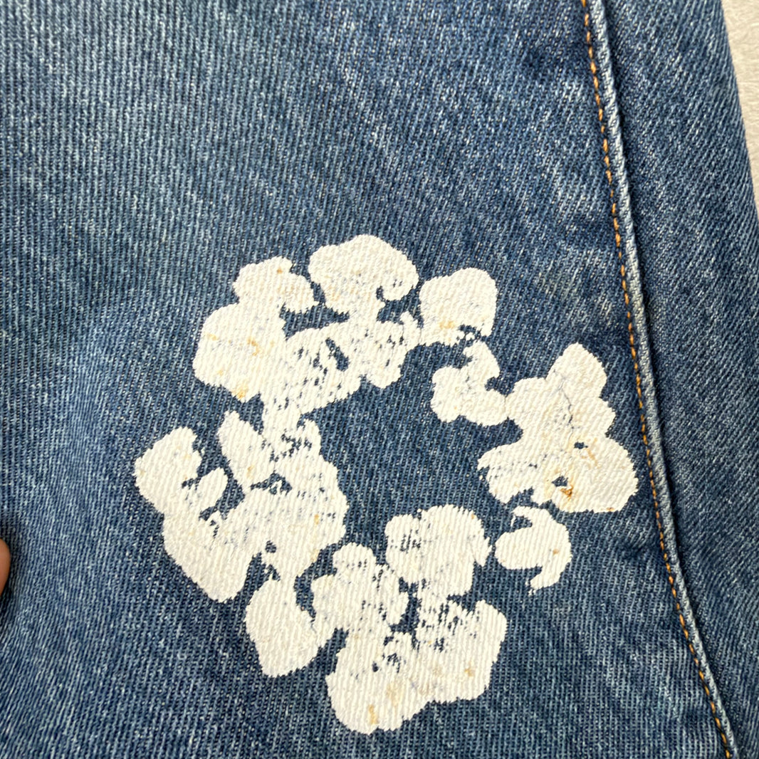 Denim Tears Levi's 501 Wreath Jeans