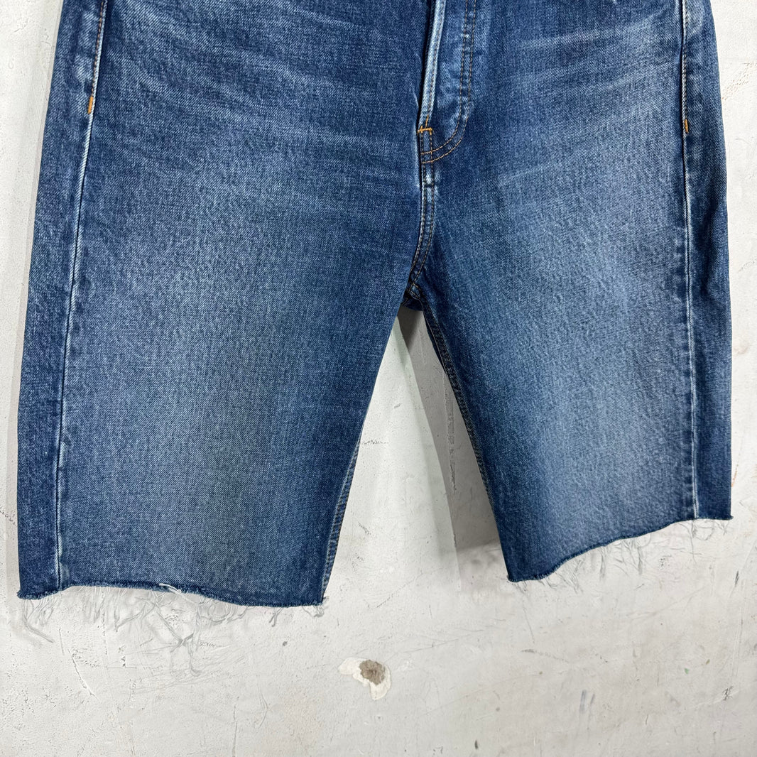 Balenciaga Blue Cutoff Jorts