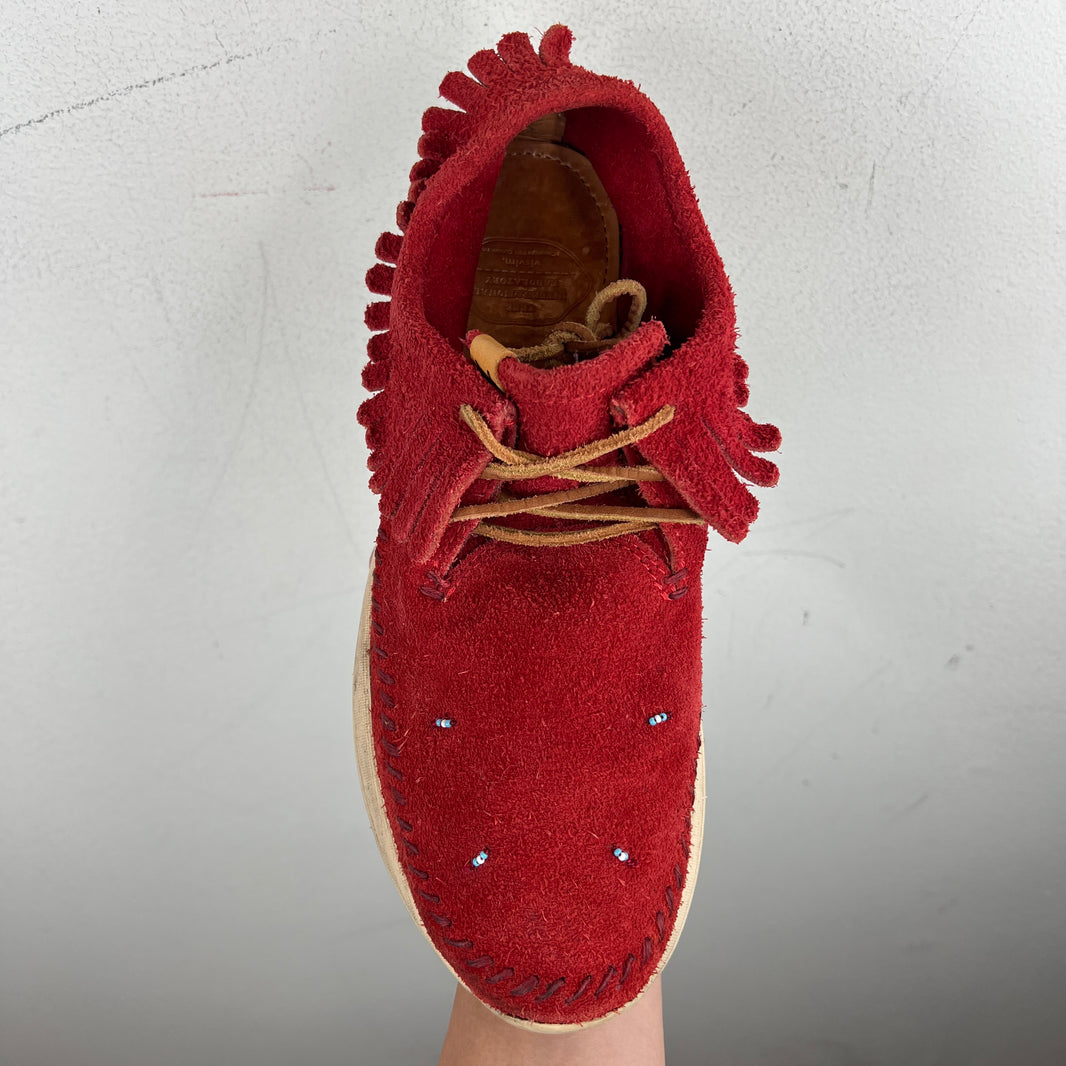 Visvim Red Maliseet Shaman Folk Sneakers