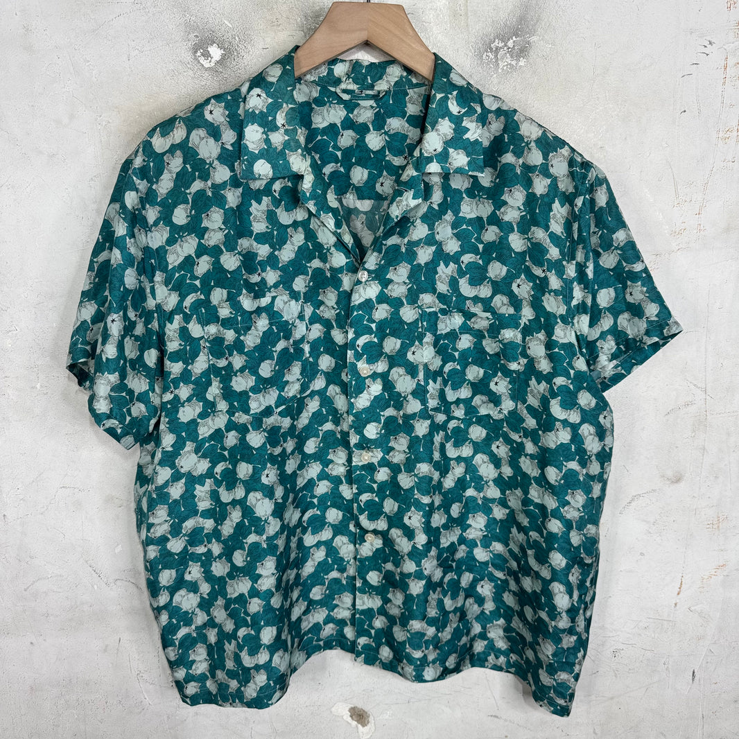 Bode Silk Fruit Print Shirt