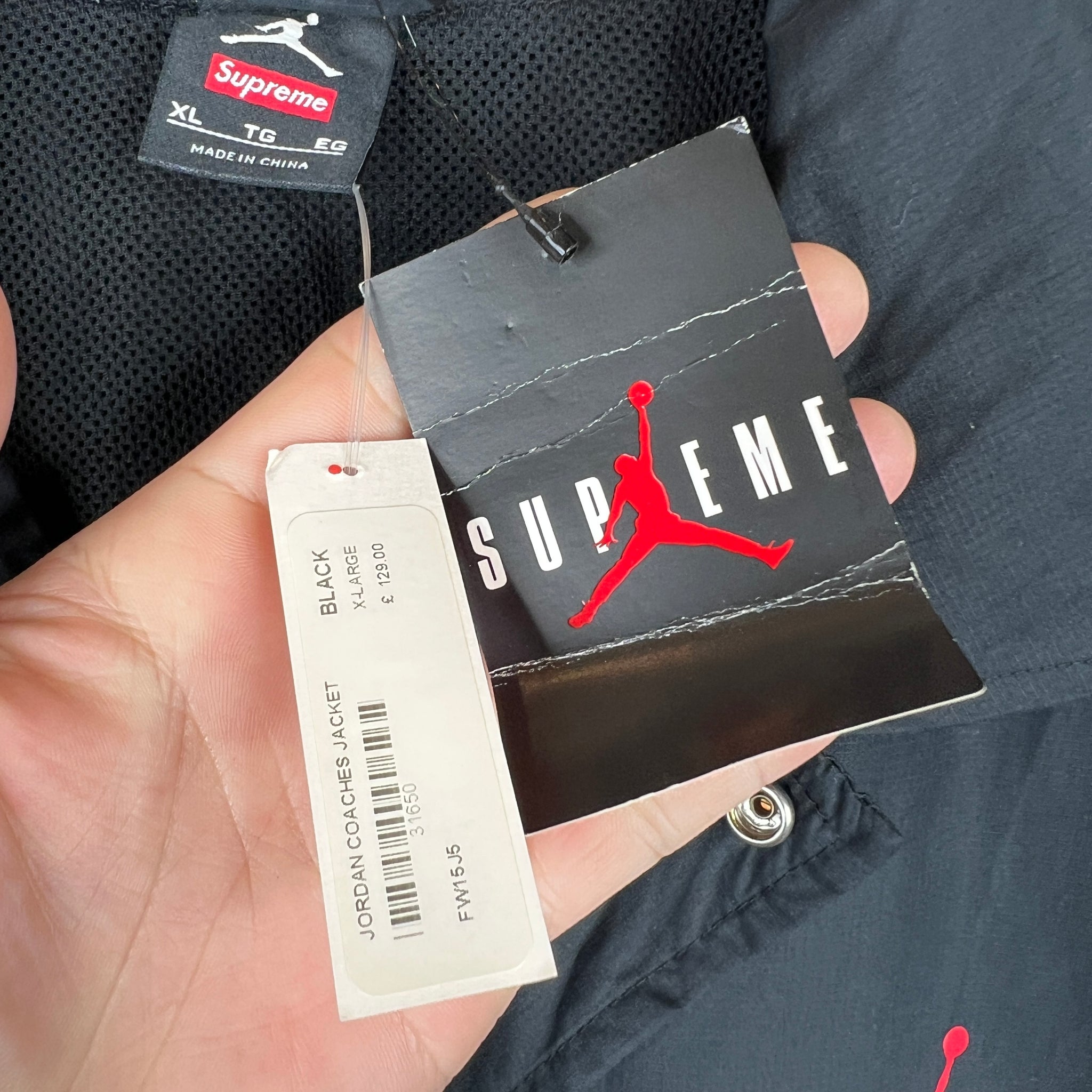 Supreme x Jordan Coaches Jacket