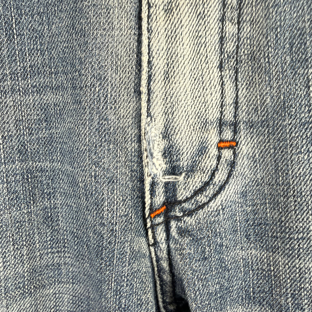 Walter Van Beirendonck Split Wash Bootcut Jeans