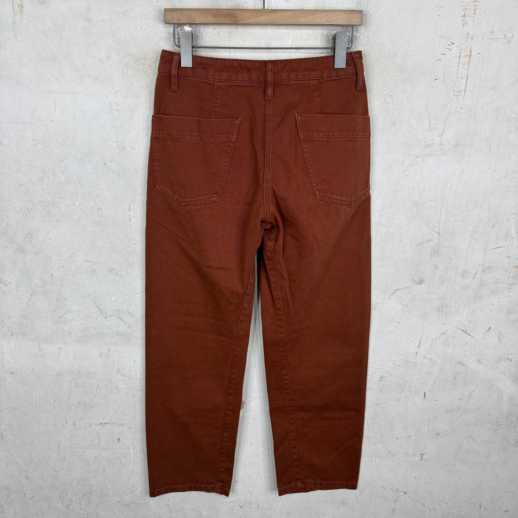 Lemaire Orange Tapered Jeans