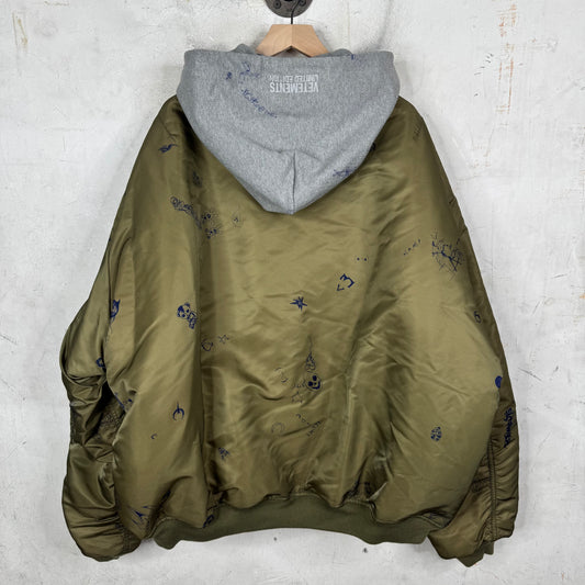 Vetements x Alpha Industries Sketched Bomber Jacket
