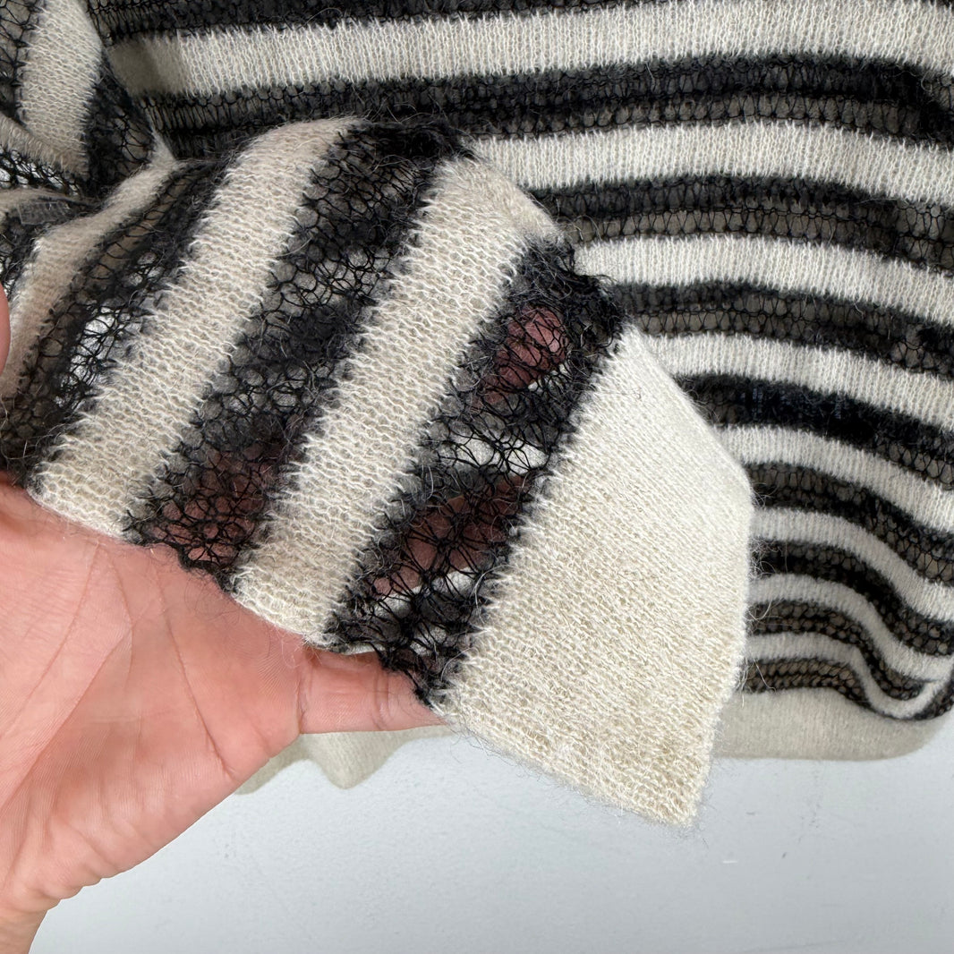 Saint Laurent Striped Knit Sweater
