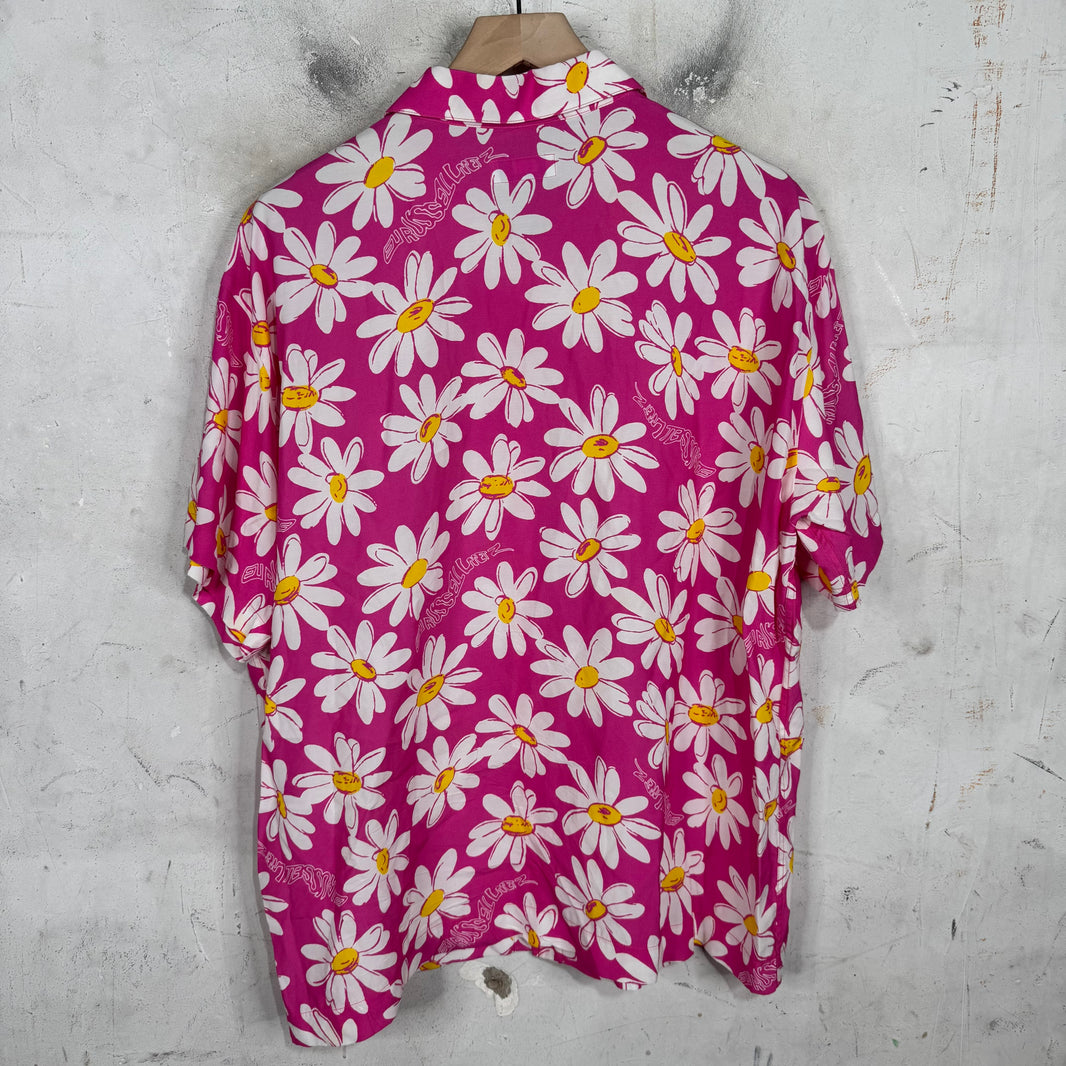 ERL Pink Daisy Rayon Shirt