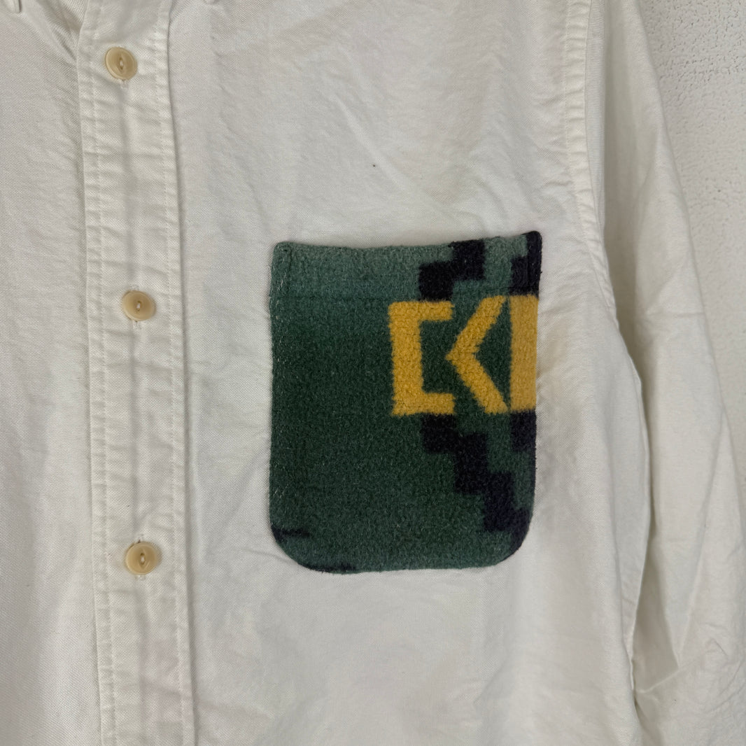 Visvim White Blanket Pocket Button Up Shirt