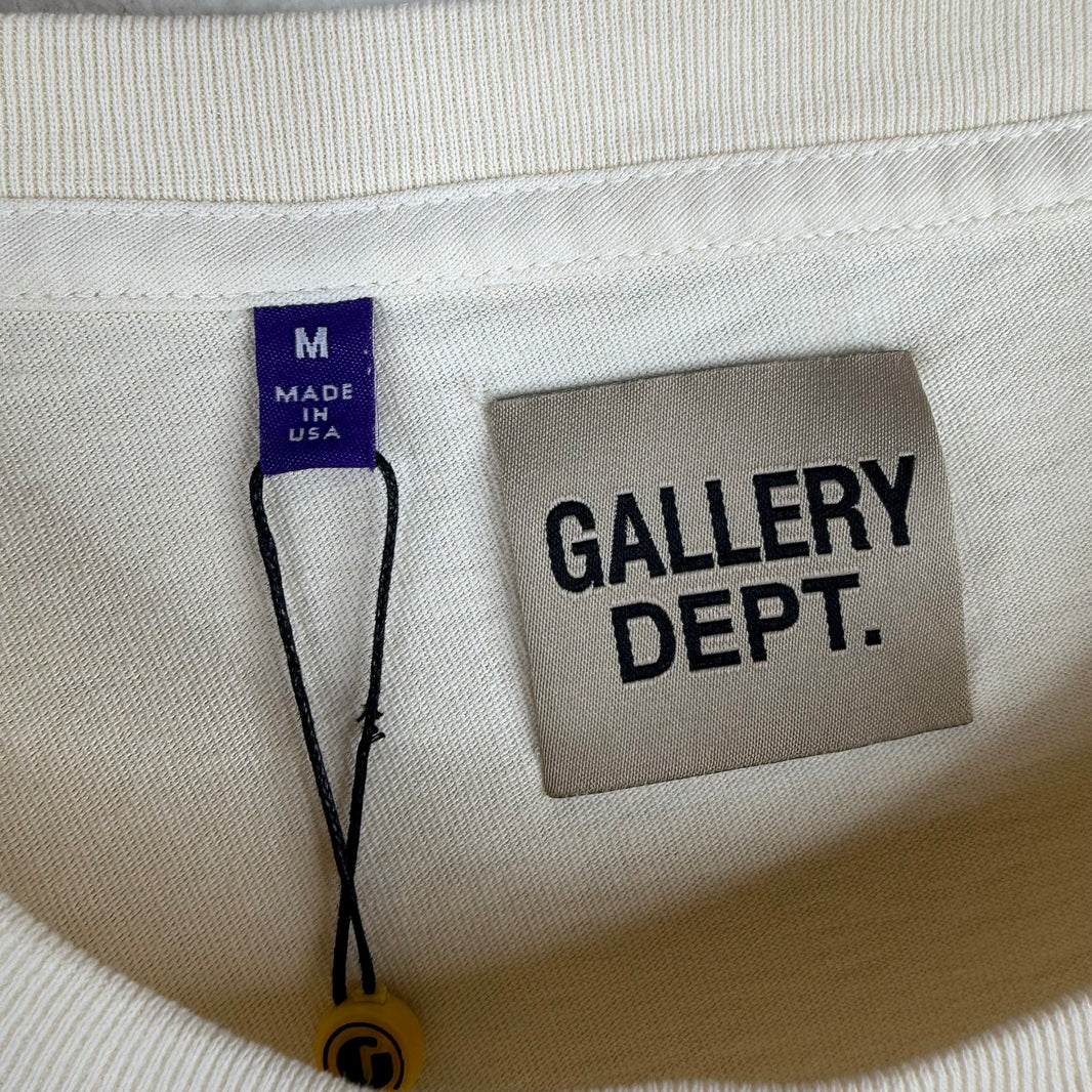 Gallery Dept Cream Logo T-Shirt