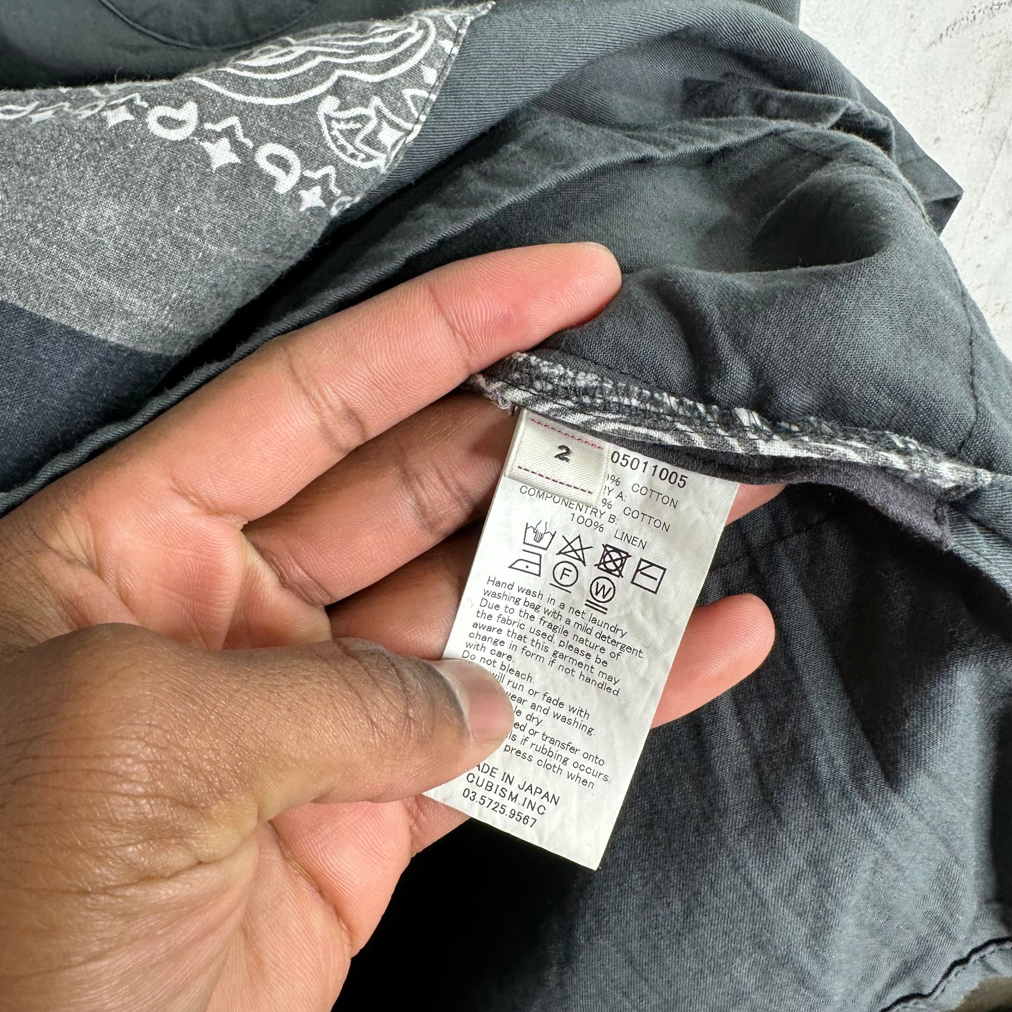 Visvim Paneled Collarless Smock